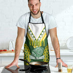 Avaiki Cook Islands Rugby Apron Kuki Airani Tatau Green - Aussie Hoodie