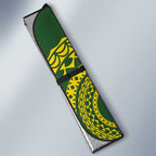 Avaiki Cook Islands Rugby Auto Sun Shade Kuki Airani Tatau Green - Aussie Hoodie