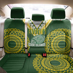 Avaiki Cook Islands Rugby Back Car Seat Cover Kuki Airani Tatau Green - Aussie Hoodie