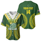 Custom Avaiki Cook Islands Rugby Baseball Jersey Kuki Airani Tatau Green - Aussie Hoodie