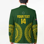 Custom Avaiki Cook Islands Rugby Blazer Kuki Airani Tatau Green - Aussie Hoodie