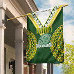 Avaiki Cook Islands Rugby Garden Flag Kuki Airani Tatau Green - Aussie Hoodie