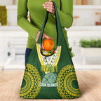 Avaiki Cook Islands Rugby Grocery Bag Kuki Airani Tatau Green - Aussie Hoodie