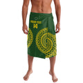 Custom Avaiki Cook Islands Rugby Lavalava Kuki Airani Tatau Green - Aussie Hoodie