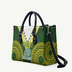Avaiki Cook Islands Rugby Leather Bag Kuki Airani Tatau Green - Aussie Hoodie