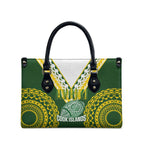 Avaiki Cook Islands Rugby Leather Bag Kuki Airani Tatau Green - Aussie Hoodie