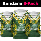 Avaiki Cook Islands Rugby Neck Gaiter Kuki Airani Tatau Green - Aussie Hoodie
