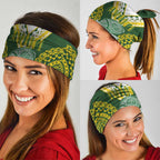 Avaiki Cook Islands Rugby Neck Gaiter Kuki Airani Tatau Green - Aussie Hoodie
