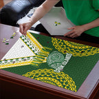 Avaiki Cook Islands Rugby Puzzle Kuki Airani Tatau Green - Aussie Hoodie