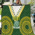 Avaiki Cook Islands Rugby Quilt Kuki Airani Tatau Green - Aussie Hoodie