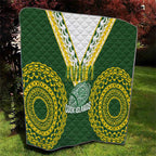 Avaiki Cook Islands Rugby Quilt Kuki Airani Tatau Green - Aussie Hoodie