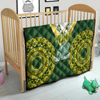 Avaiki Cook Islands Rugby Quilt Kuki Airani Tatau Green - Aussie Hoodie