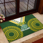 Avaiki Cook Islands Rugby Rubber Doormat Kuki Airani Tatau Green - Aussie Hoodie