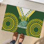 Avaiki Cook Islands Rugby Rubber Doormat Kuki Airani Tatau Green - Aussie Hoodie