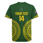 Custom Avaiki Cook Islands Rugby Rugby Jersey Kuki Airani Tatau Green - Aussie Hoodie