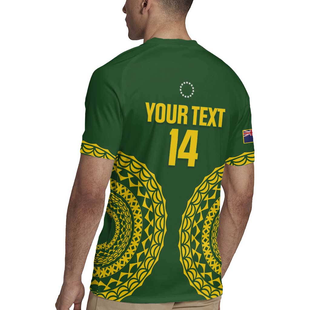 Custom Avaiki Cook Islands Rugby Rugby Jersey Kuki Airani Tatau Green - Aussie Hoodie