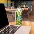 Custom Avaiki Cook Islands Rugby Skinny Tumbler Kuki Airani Tatau Green - Aussie Hoodie