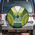 Avaiki Cook Islands Rugby Spare Tire Cover Kuki Airani Tatau Green - Aussie Hoodie