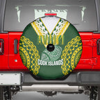 Avaiki Cook Islands Rugby Spare Tire Cover Kuki Airani Tatau Green - Aussie Hoodie