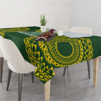 Avaiki Cook Islands Rugby Tablecloth Kuki Airani Tatau Green - Aussie Hoodie