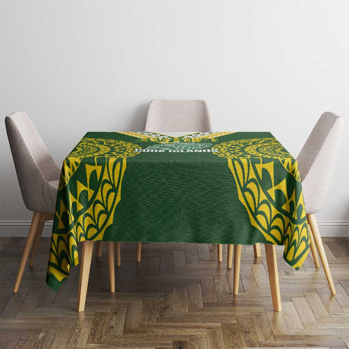 Avaiki Cook Islands Rugby Tablecloth Kuki Airani Tatau Green - Aussie Hoodie
