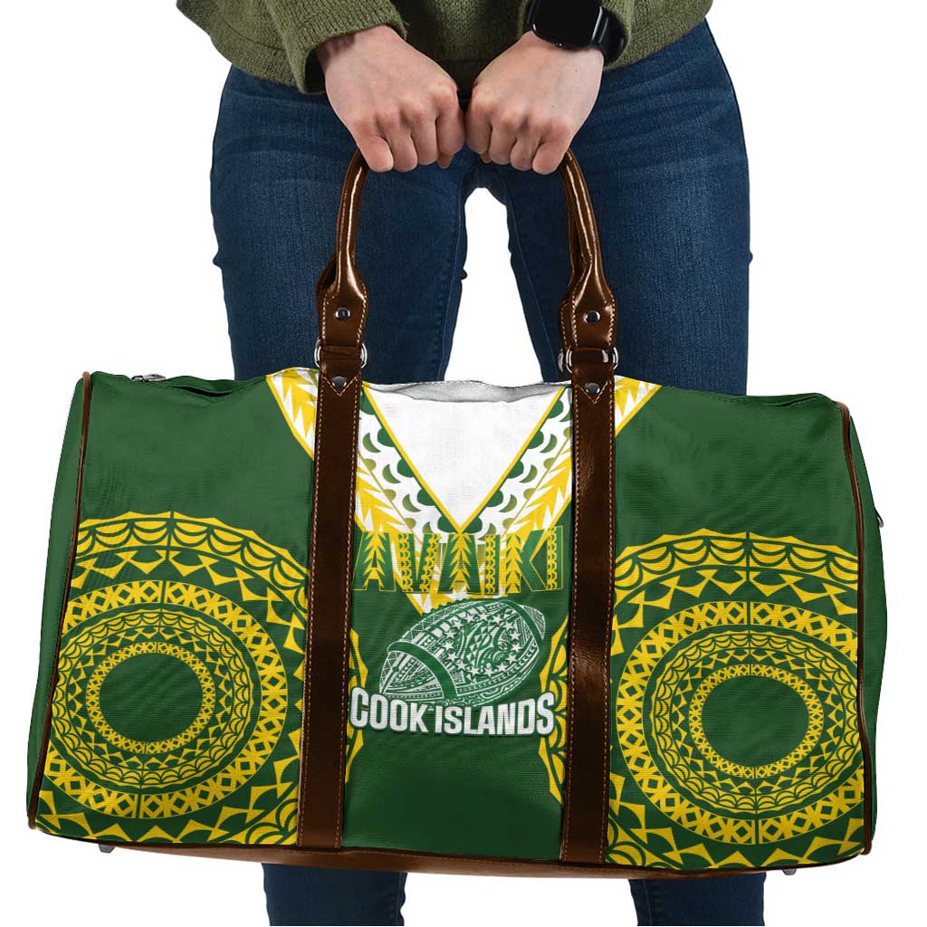 Avaiki Cook Islands Rugby Travel Bag Kuki Airani Tatau Green - Aussie Hoodie
