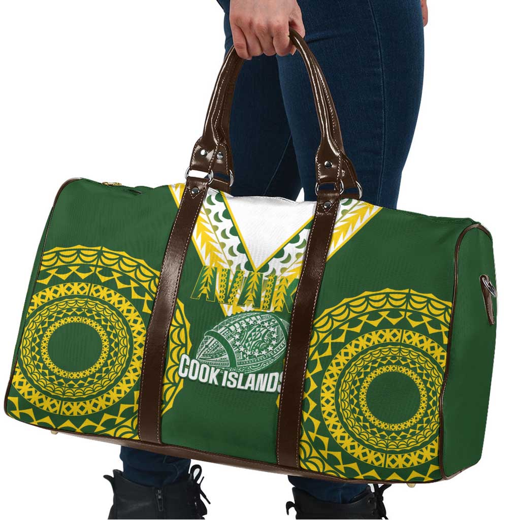 Avaiki Cook Islands Rugby Travel Bag Kuki Airani Tatau Green - Aussie Hoodie