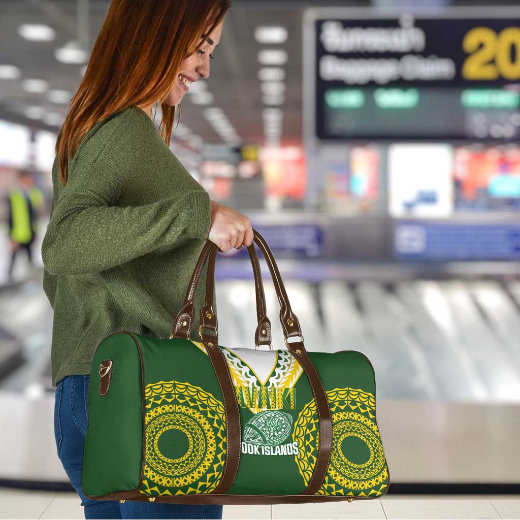 Avaiki Cook Islands Rugby Travel Bag Kuki Airani Tatau Green - Aussie Hoodie