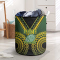 Avaiki Cook Islands Rugby Laundry Basket Kuki Airani Tatau Black - Aussie Hoodie