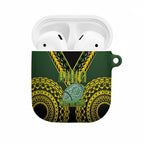 Avaiki Cook Islands Rugby AirPods Case Kuki Airani Tatau Black - Aussie Hoodie
