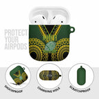 Avaiki Cook Islands Rugby AirPods Case Kuki Airani Tatau Black - Aussie Hoodie