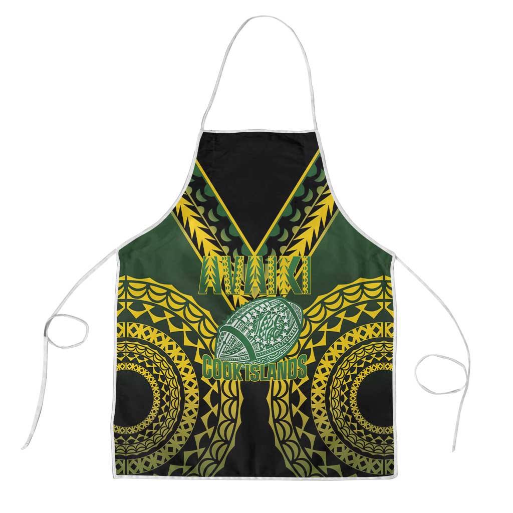 Avaiki Cook Islands Rugby Apron Kuki Airani Tatau Black - Aussie Hoodie