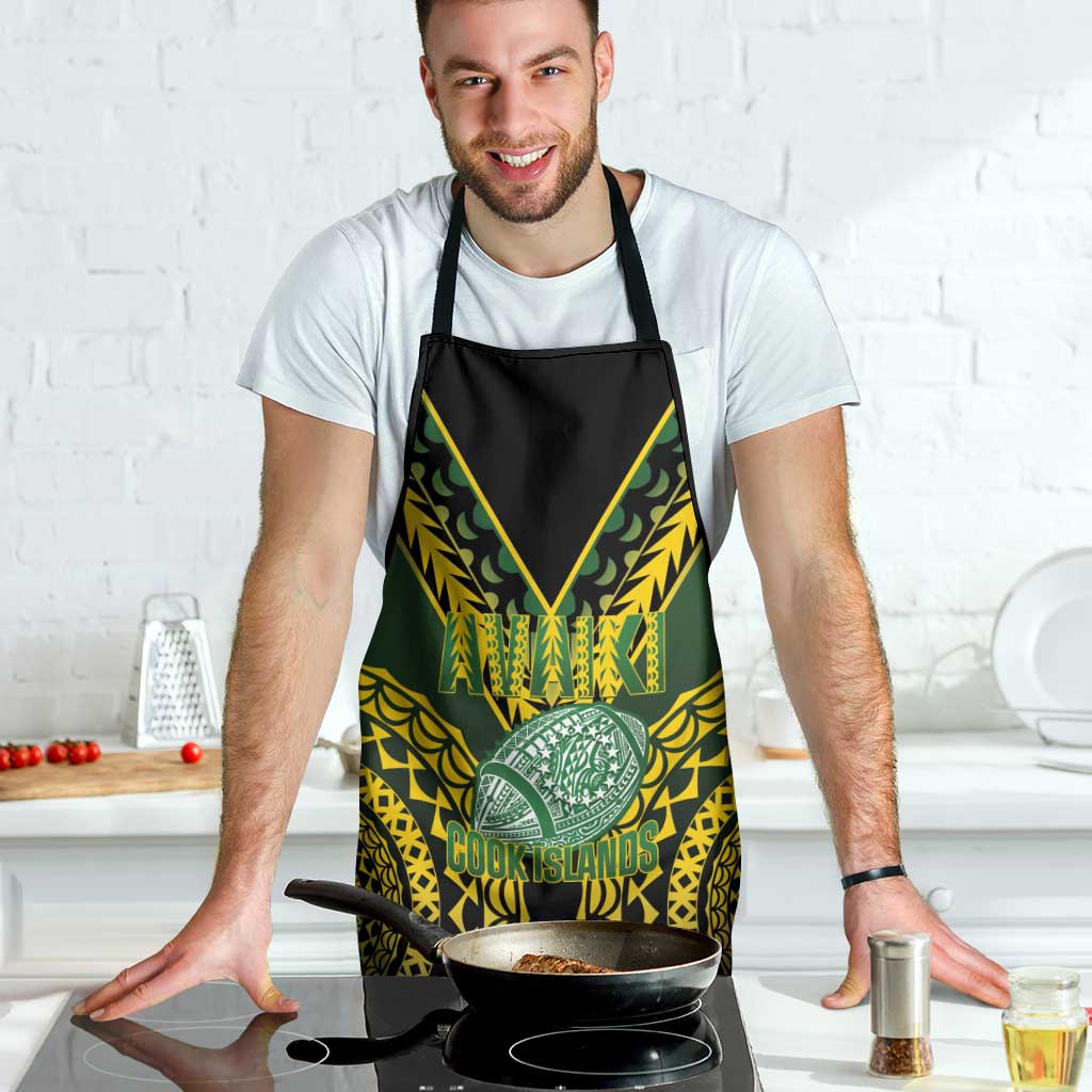 Avaiki Cook Islands Rugby Apron Kuki Airani Tatau Black - Aussie Hoodie