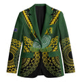 Custom Avaiki Cook Islands Rugby Blazer Kuki Airani Tatau Black - Aussie Hoodie