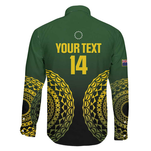 Custom Avaiki Cook Islands Rugby Family Matching Mermaid Dress and Hawaiian Shirt Kuki Airani Tatau Black - Aussie Hoodie