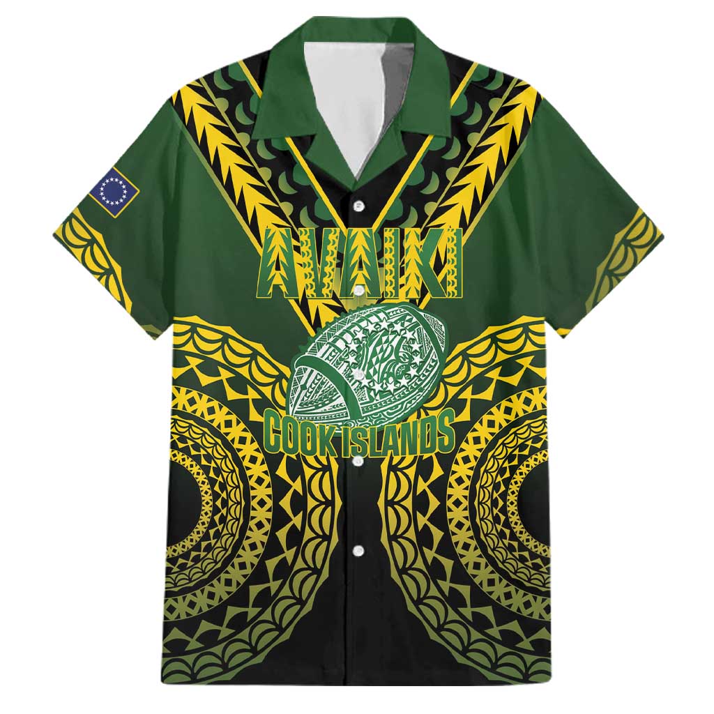 Custom Avaiki Cook Islands Rugby Family Matching Tank Maxi Dress and Hawaiian Shirt Kuki Airani Tatau Black - Aussie Hoodie