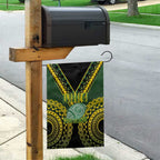 Avaiki Cook Islands Rugby Garden Flag Kuki Airani Tatau Black - Aussie Hoodie