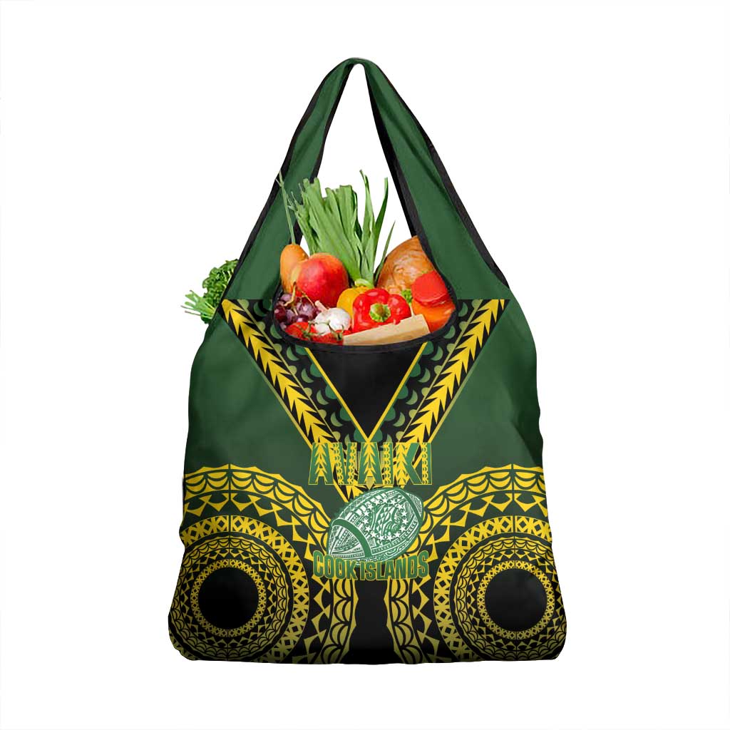 Avaiki Cook Islands Rugby Grocery Bag Kuki Airani Tatau Black - Aussie Hoodie