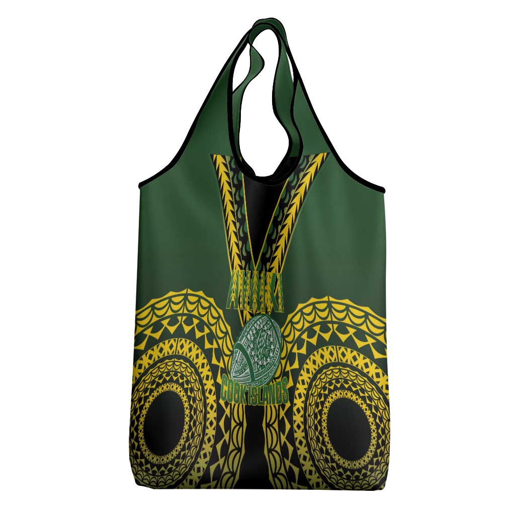 Avaiki Cook Islands Rugby Grocery Bag Kuki Airani Tatau Black - Aussie Hoodie