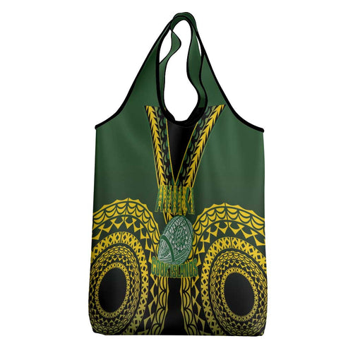 Avaiki Cook Islands Rugby Grocery Bag Kuki Airani Tatau Black - Aussie Hoodie