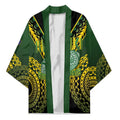 Custom Avaiki Cook Islands Rugby Kimono Kuki Airani Tatau Black - Aussie Hoodie