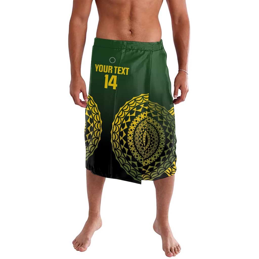 Custom Avaiki Cook Islands Rugby Lavalava Kuki Airani Tatau Black - Aussie Hoodie