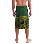 Custom Avaiki Cook Islands Rugby Lavalava Kuki Airani Tatau Black - Aussie Hoodie