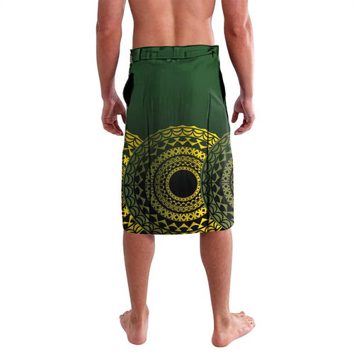 Custom Avaiki Cook Islands Rugby Lavalava Kuki Airani Tatau Black - Aussie Hoodie