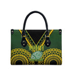 Avaiki Cook Islands Rugby Leather Bag Kuki Airani Tatau Black - Aussie Hoodie