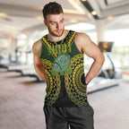 Custom Avaiki Cook Islands Rugby Men Tank Top Kuki Airani Tatau Black - Aussie Hoodie