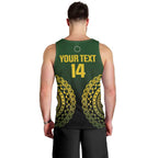 Custom Avaiki Cook Islands Rugby Men Tank Top Kuki Airani Tatau Black - Aussie Hoodie