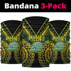 Avaiki Cook Islands Rugby Neck Gaiter Kuki Airani Tatau Black - Aussie Hoodie