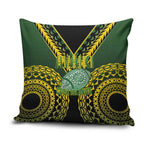 Avaiki Cook Islands Rugby Pillow Cover Kuki Airani Tatau Black - Aussie Hoodie