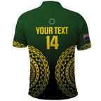 Custom Avaiki Cook Islands Rugby Polo Shirt Kuki Airani Tatau Black - Aussie Hoodie